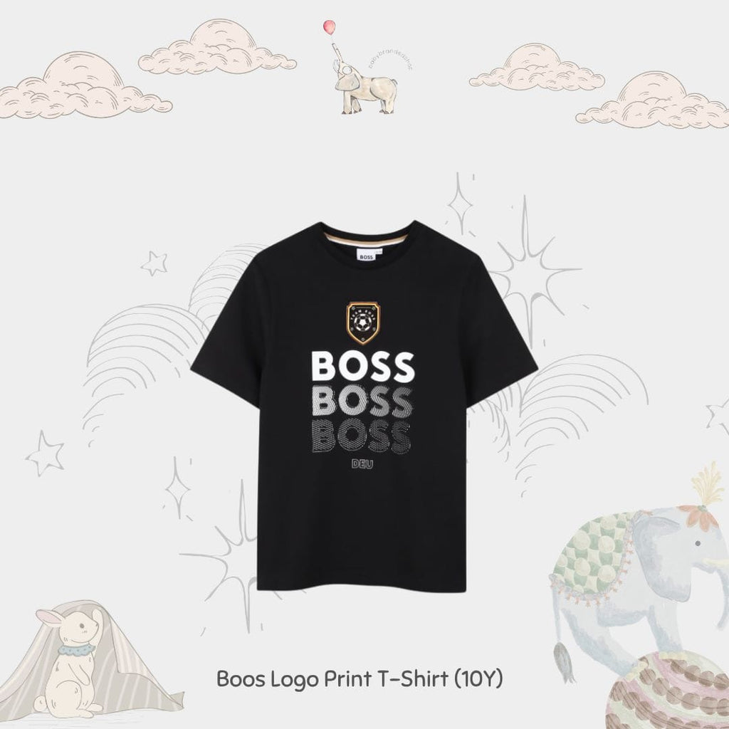 Boss T-Shirt Logo Print 10 Y