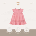 Kekeyo Dress Maison Pink | 1Y 2Y 3Y 4Y
