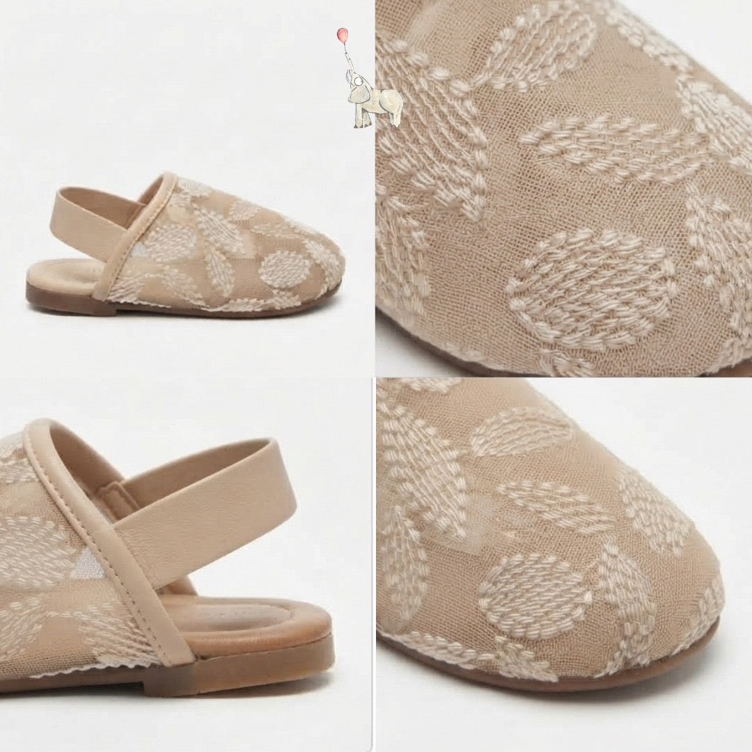 Kekeyo Roland Mesh Embroidery Baby Sandals 6-16M | Babybrandedshop
