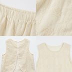 Kekeyo Set Top & Short Rollys Beige | 1-2Y 6Y 11-12Y