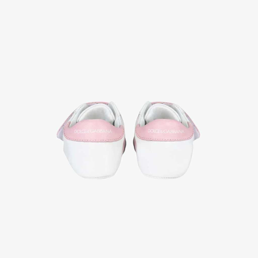 Dolce & Gabbana Leather Pink Newborn Shoes