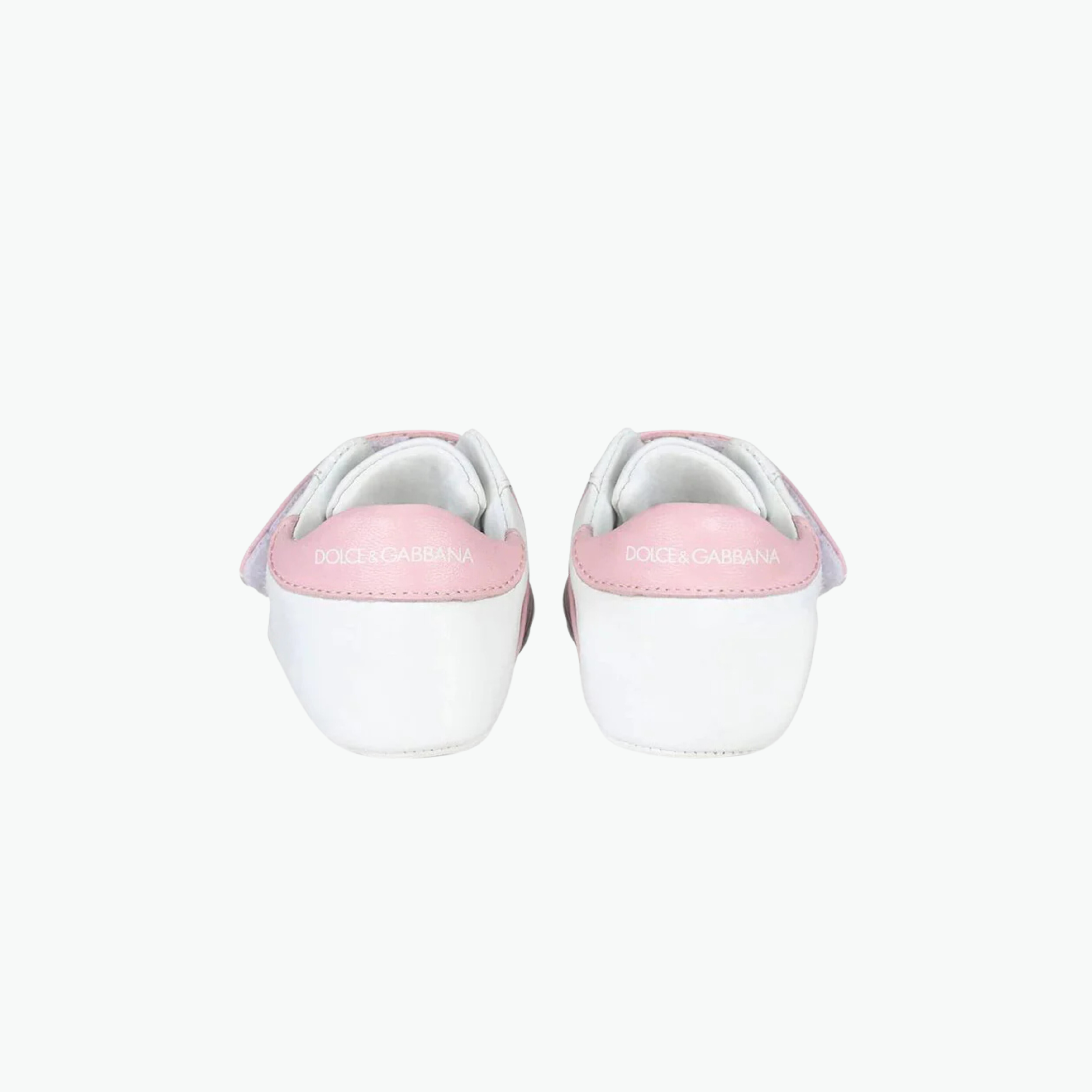 Dolce & Gabbana Leather Pink Newborn Shoes