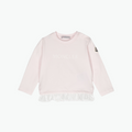 Moncler Kids Pink Cotton Blend Long-Sleeve T-shirt
