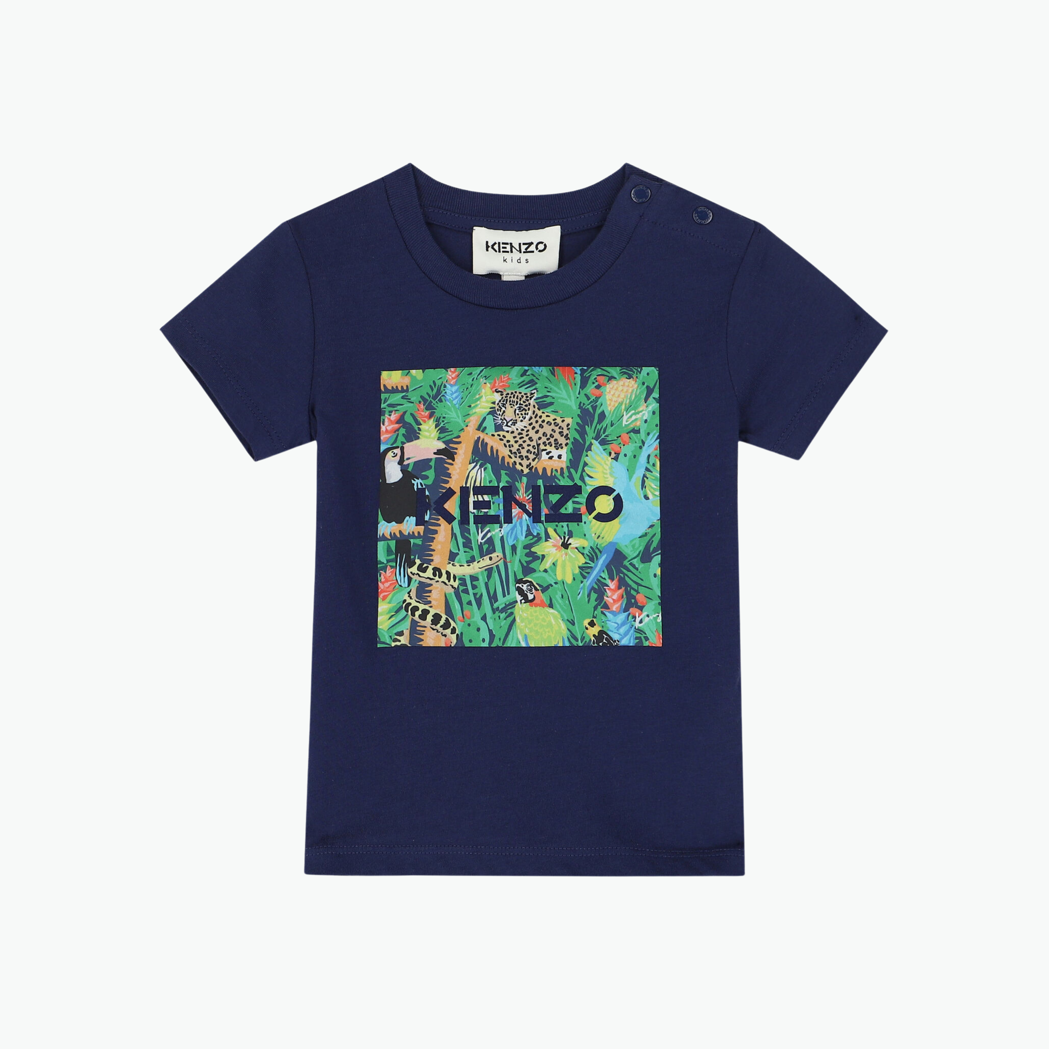 Kenzo Jungle Animal T-shirt in Navy
