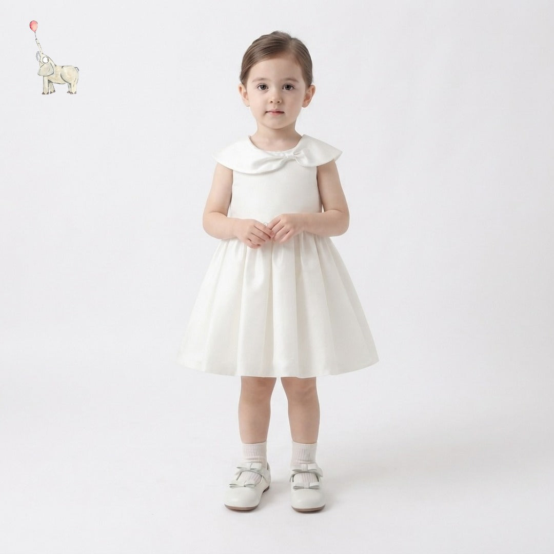 Kekeyo Glommy Dress White | 4Y 6Y