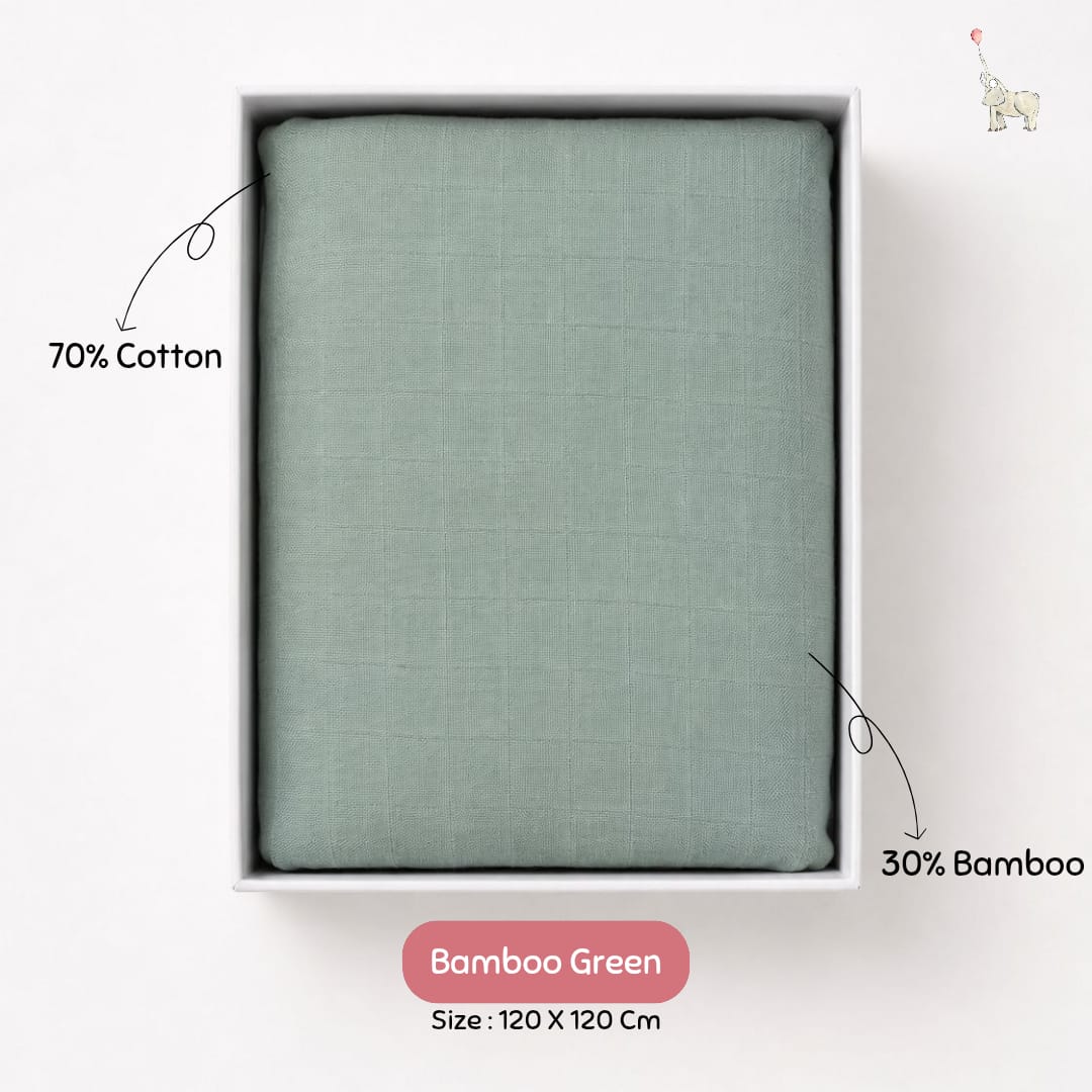 Kekeyo Swaddle Bamboo Green