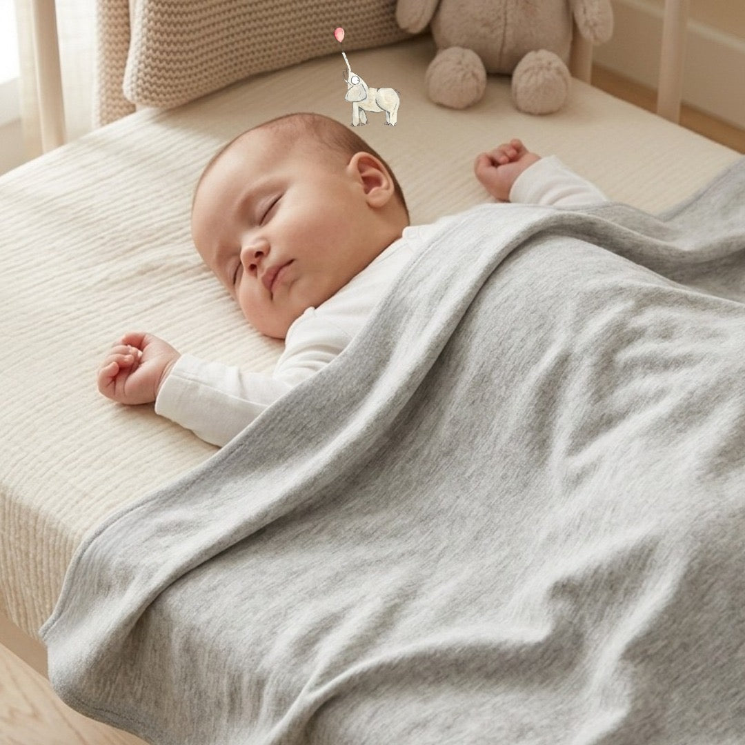 KEKEYO Blanket Grey Basic Cotton