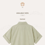 Kekeyo Short Sleeve Shirt 8Y | Sage Green