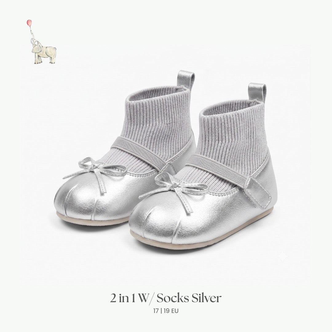 Nube-2 in 1 w/socks Silver