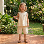 Kekeyo Set Top Pants Ivory | 1-2Y 5-6Y 7-8Y 11-12Y