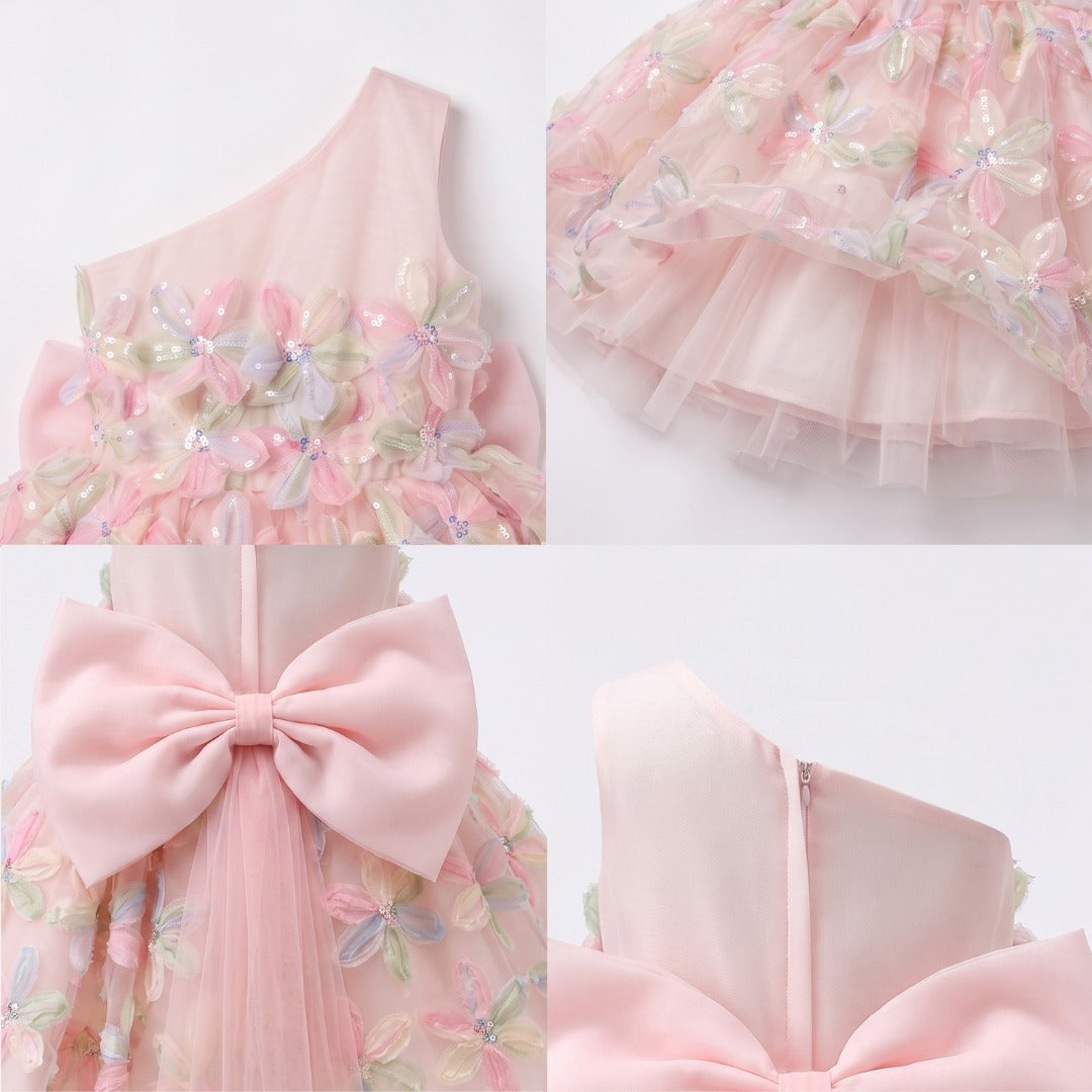 Kekeyo Glomy Rainbow Dress | 4Y