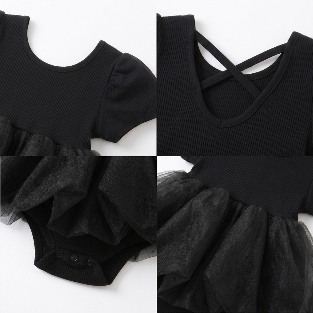 Kekeyo Dreamy Romper Black Tutu | 3M 6M 12M 24M