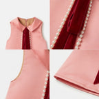 Kekeyo Golden Pink Dress | 6M 1Y 2Y 4Y | Free Box