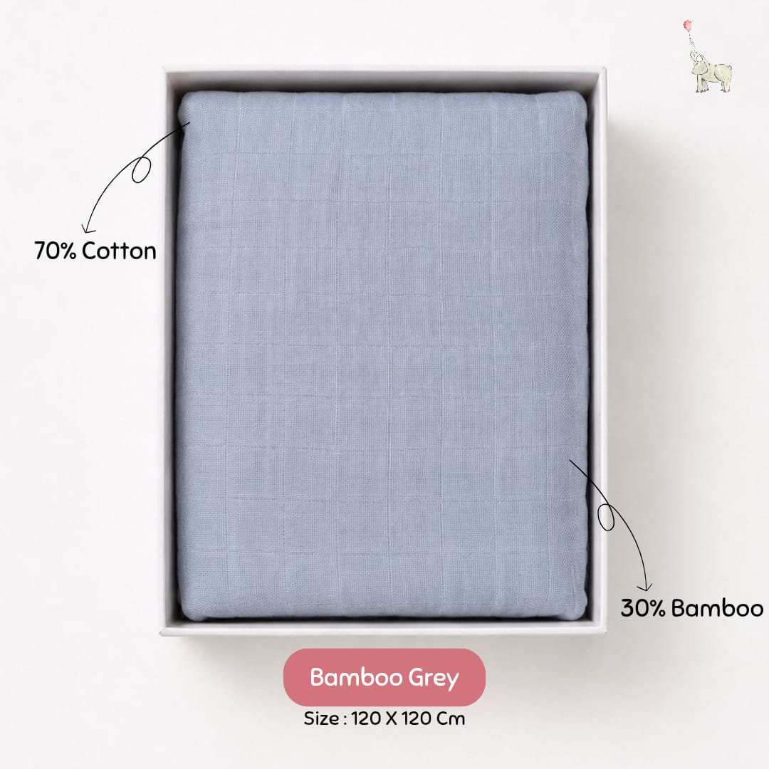 Kekeyo Swaddle Bamboo Grey