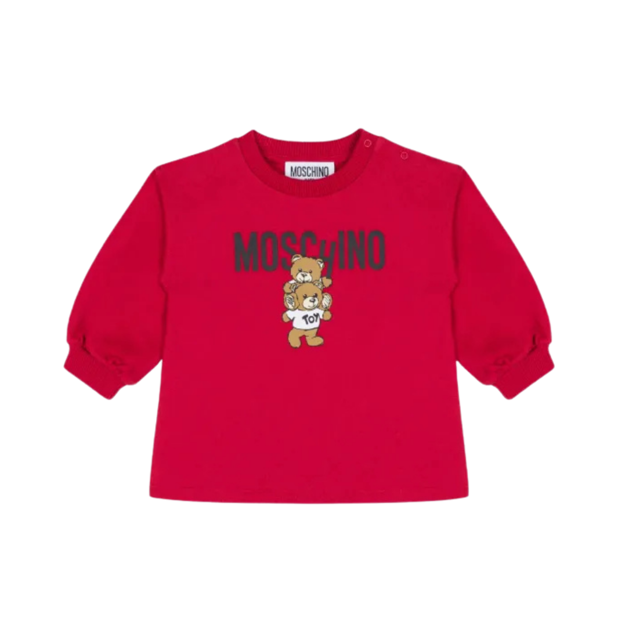 Moschino Kids Teddy Bear-Print Cotton Sweatshirt