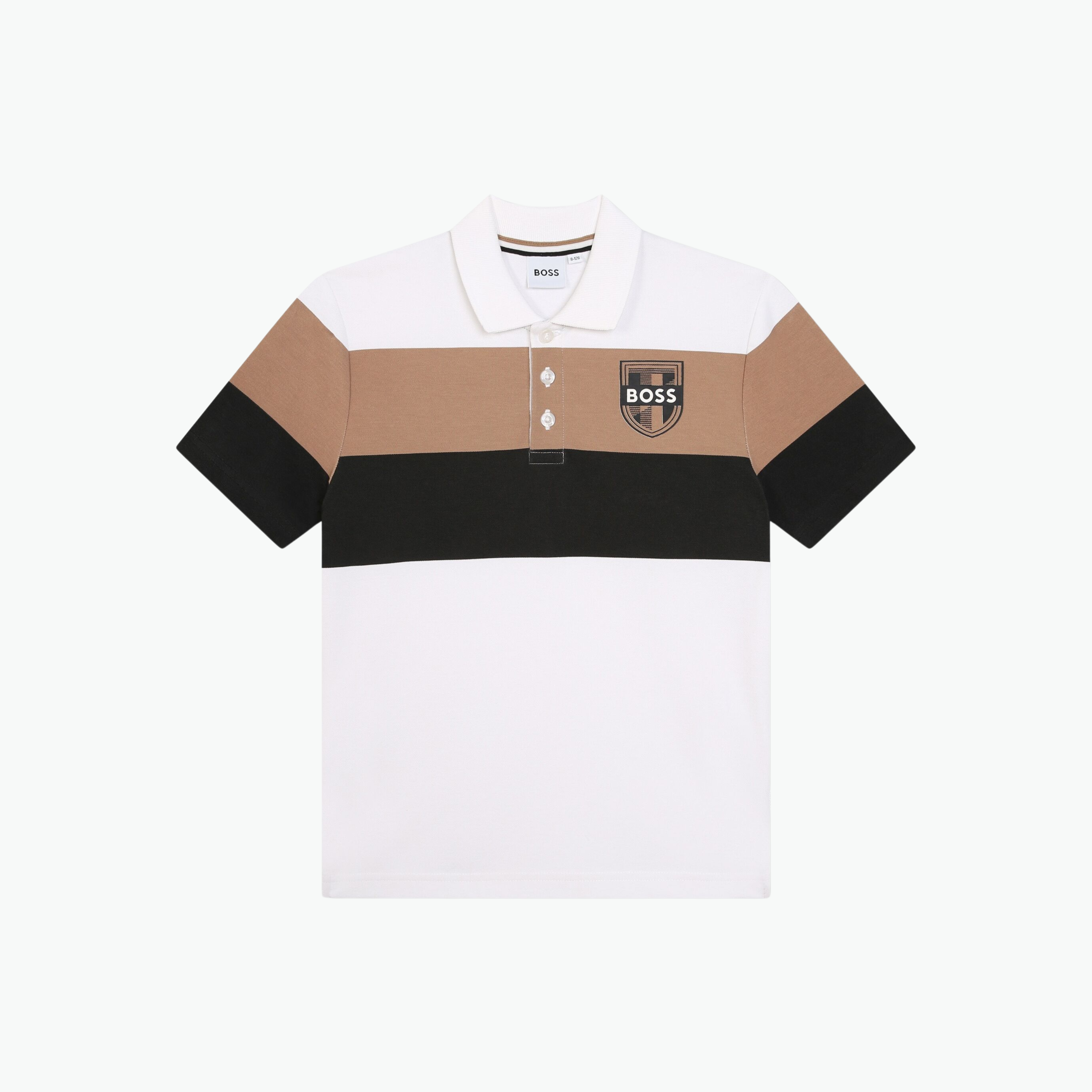 Boss Kids Stretch Cotton Pique Polo