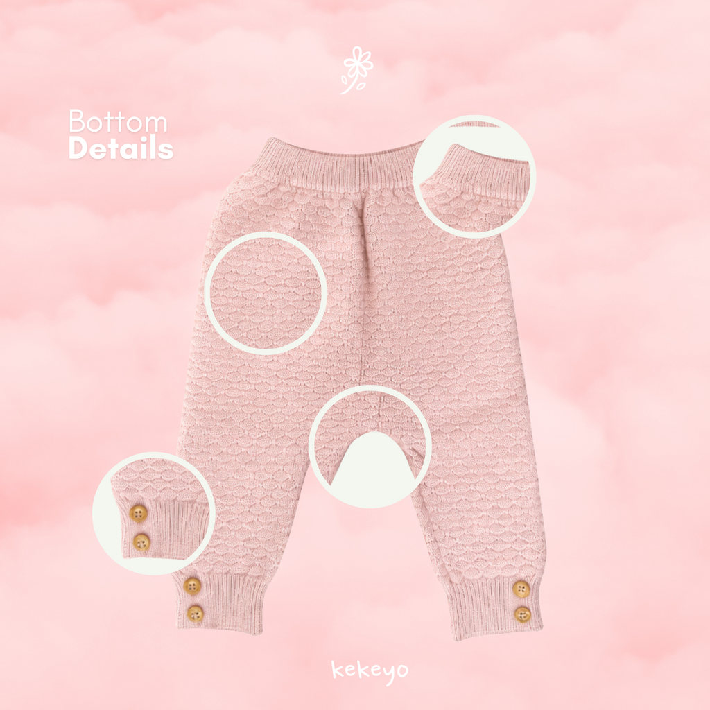 Kekeyo Cloud Knit Set in Pink