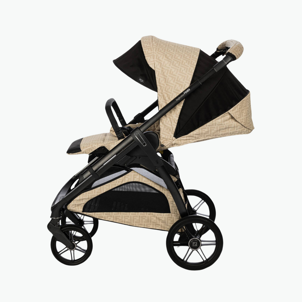 Fendi Kids Baby Stroller – Beige