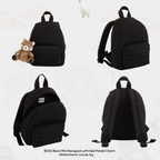 Boss Black Mini Backpack With Red Panda Charm