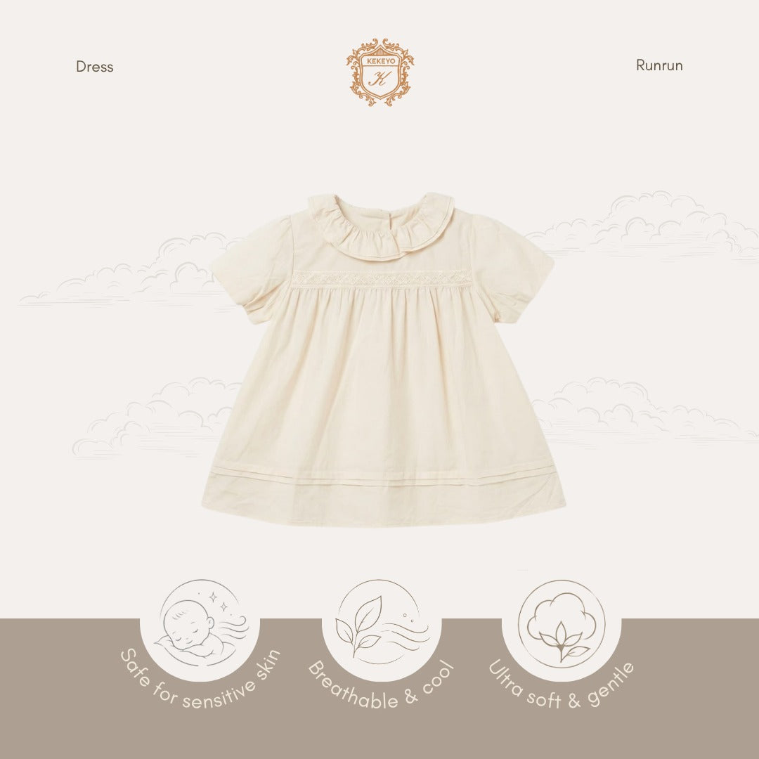 Kekeyo Runrun Dress Beige | 2Y