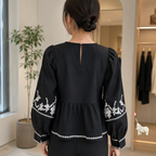 ba&sh Top Only Black S