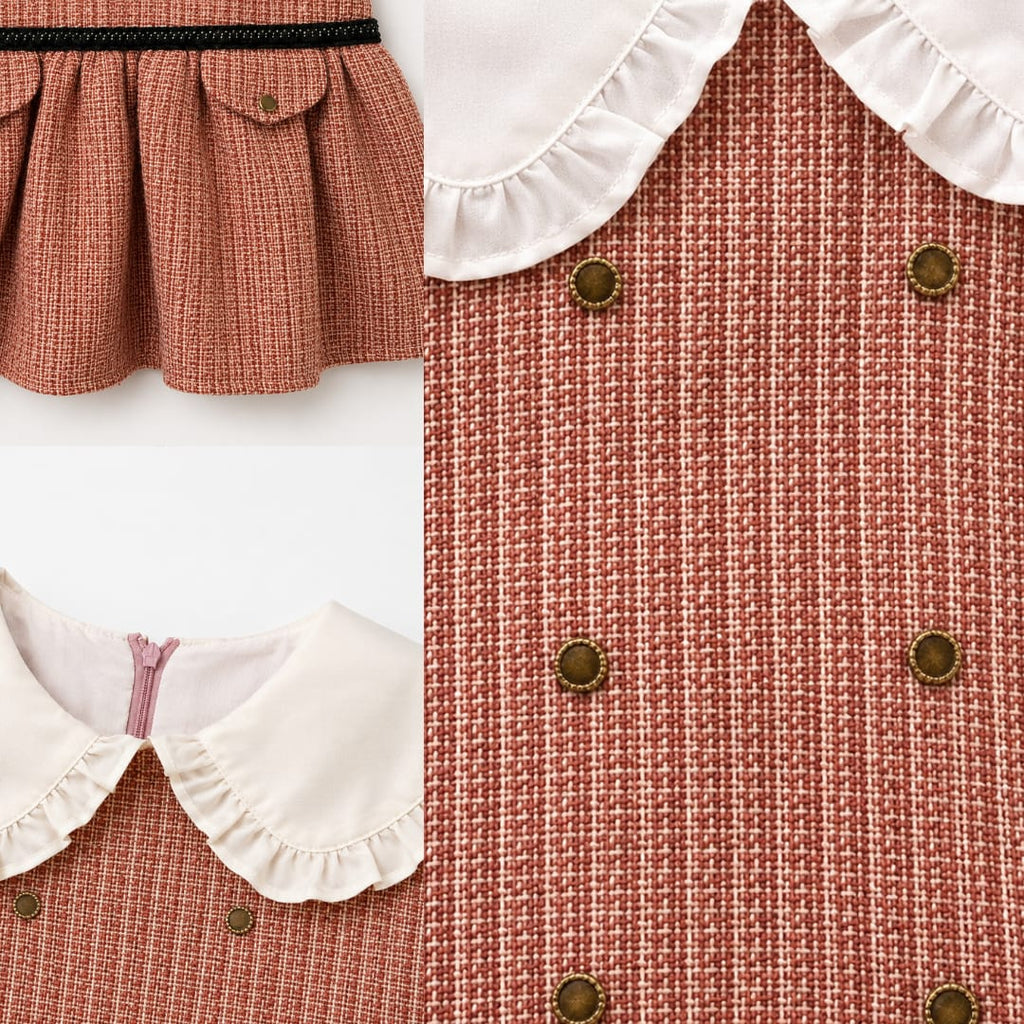 Lessi Dress Red Collar 4 Y