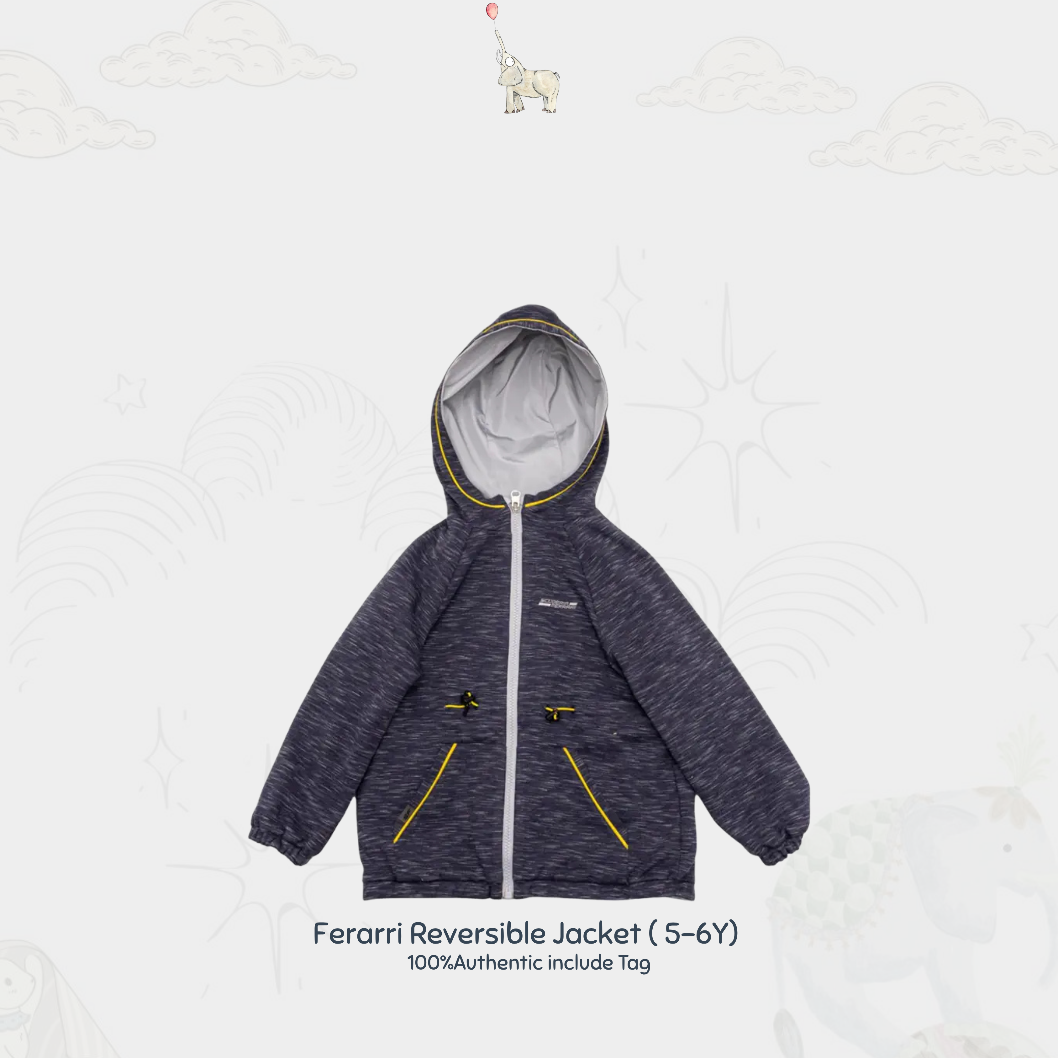 Ferrari Reversible Jacket | 5-6Y