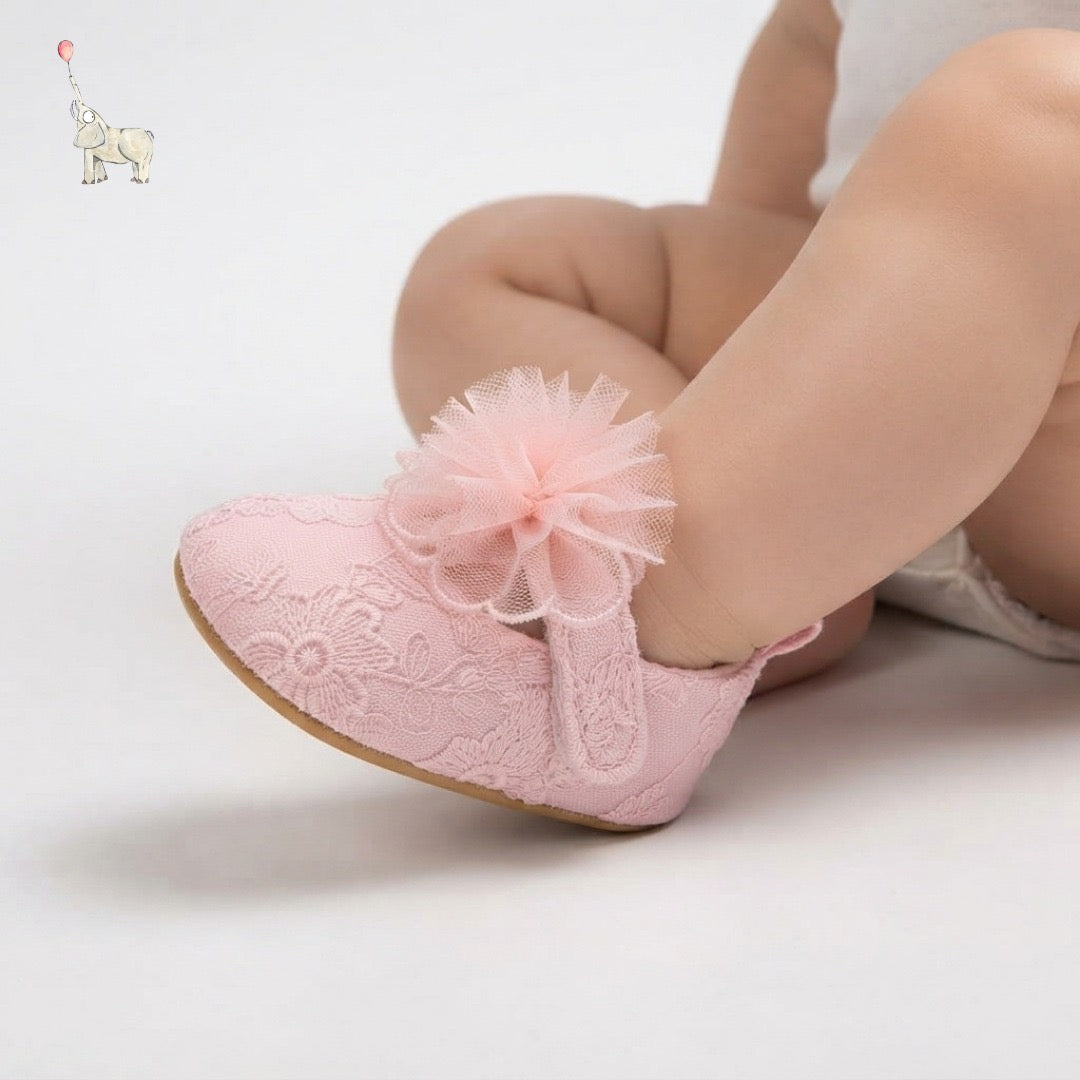Mammyeve Flat Shoes Pink Flower