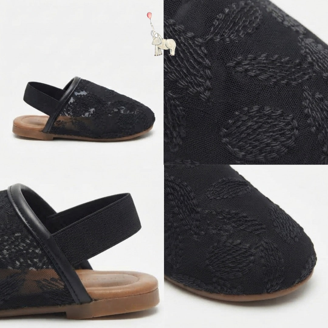 Kekeyo Roland Mesh Embroidery Baby Sandals 6-16M | Babybrandedshop