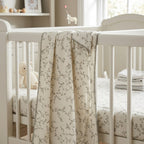 KEKEYO Blanket Cream and Grey Cotton
