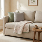 KEKEYO Autumn Blush Pink Blanket Cotton