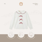 Kekeyo T-shirt Ribbon Maroon | 8Y