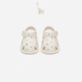 Mammyeve Baby Sandals Shoes 1Y | Cream Star Pattern