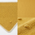 KEKEYO Blanket Pearl Mustard Knit