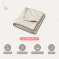KEKEYO Autumn Blush Pink Blanket Cotton