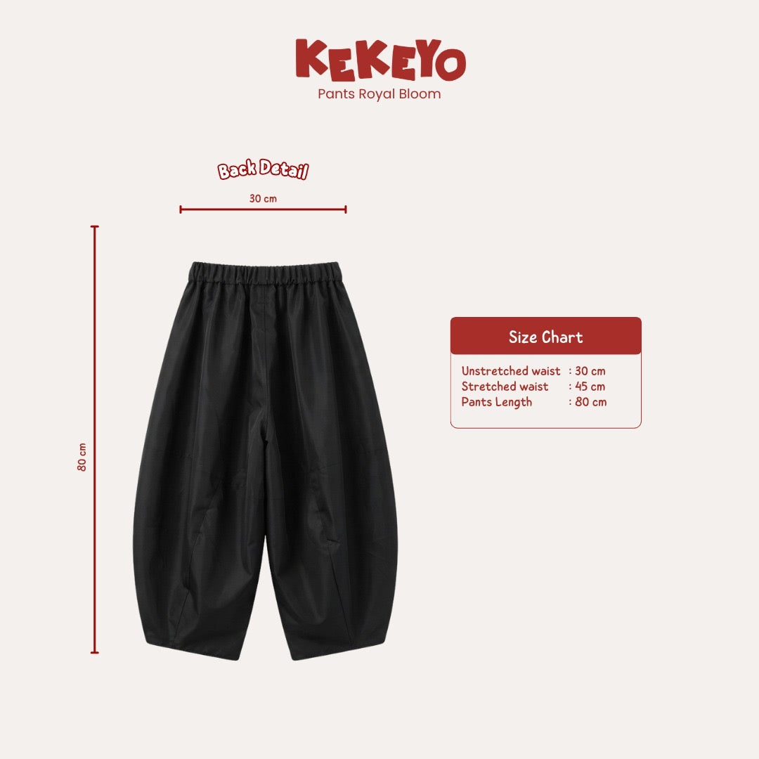 Kekeyo Royal Bloom Water-Repellent Pants | Adult All Size
