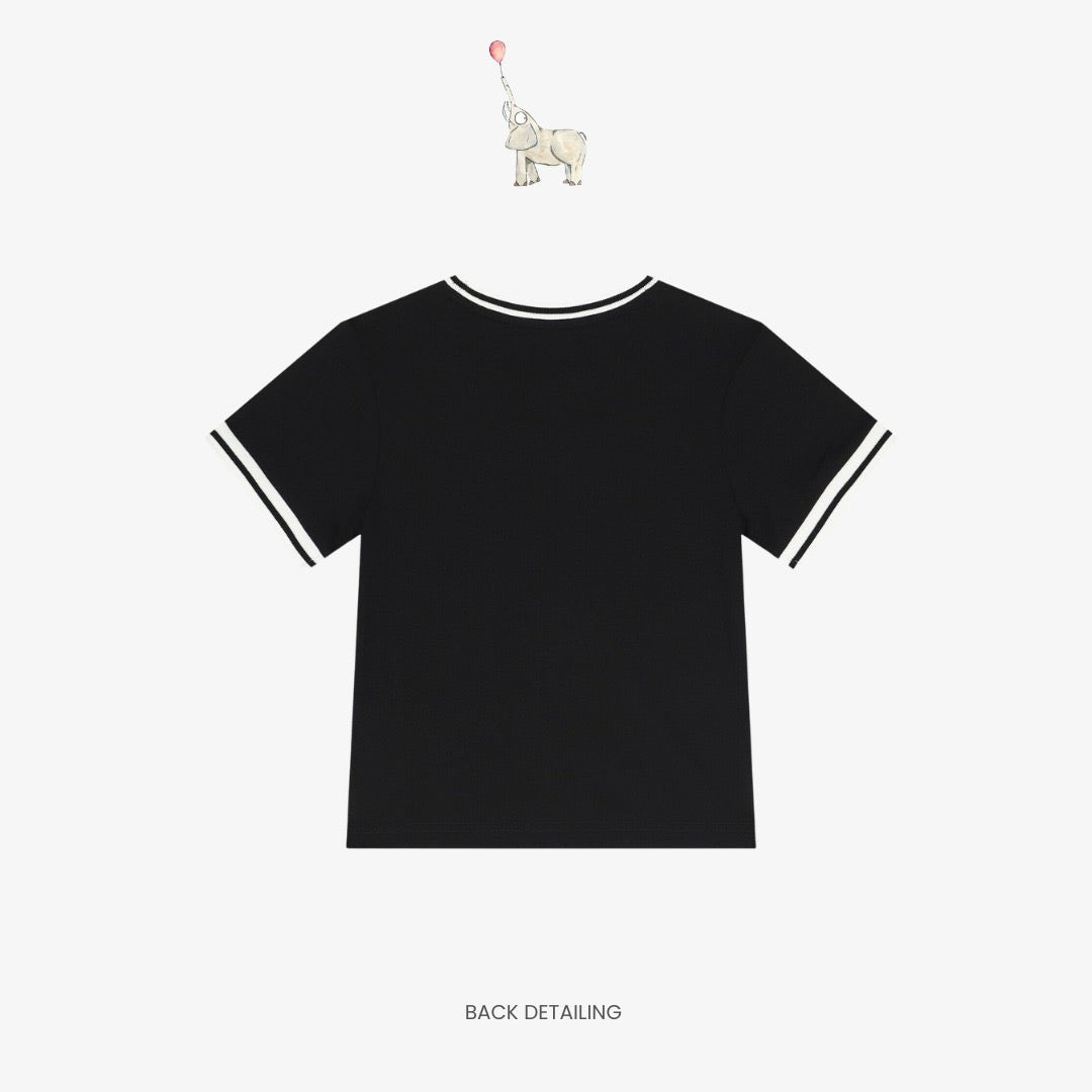 DKNY Top T Shirt Black 4Y 5Y