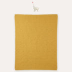 KEKEYO Blanket Pearl Mustard Knit