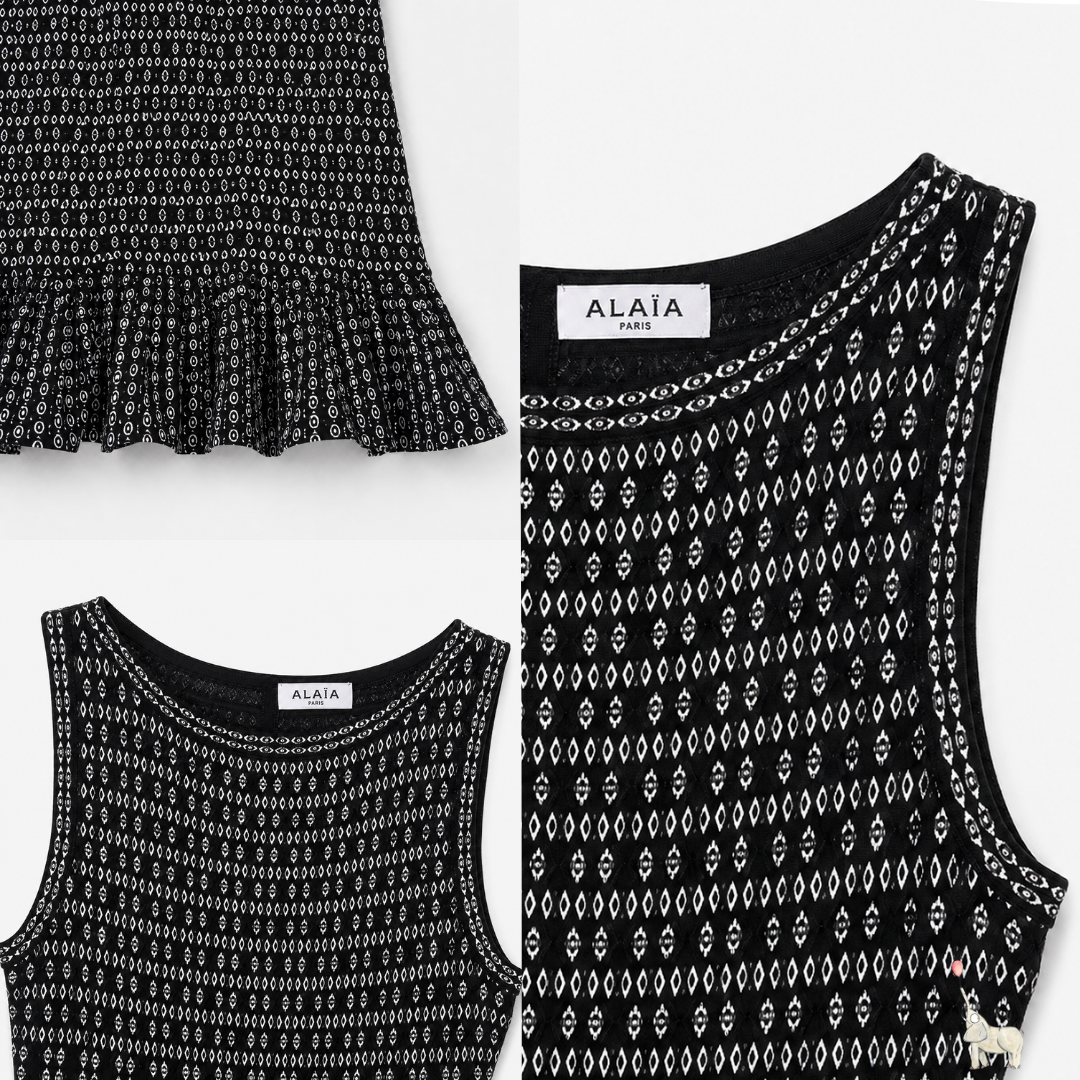 ALAIA Midi dress black ( l )