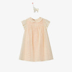 Gucci Logo Lace Dress in Cotton | 3Y
