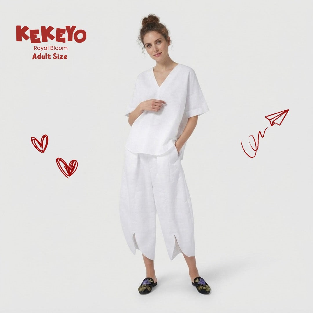 Kekeyo Royal Bloom Water-Repellent Top & Pants | Adult All Size