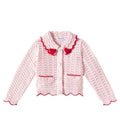 Self Potrait Embroidered Cotton Blend Cardigan | 4-5Y
