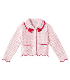 Self Potrait Embroidered Cotton Blend Cardigan | 4-5Y