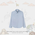Boss Shirt Blue Long Sleeve