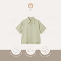 Kekeyo Short Sleeve Shirt 8Y | Sage Green