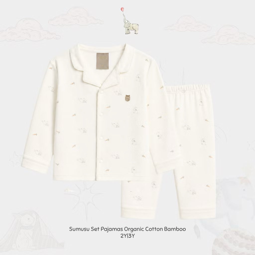 KEKEYO Set Baby Pajamas | Set Piyama Bayi | 6 M 9M 1 Y 2Y 3Y 4Y