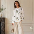 Sea White Blouse M