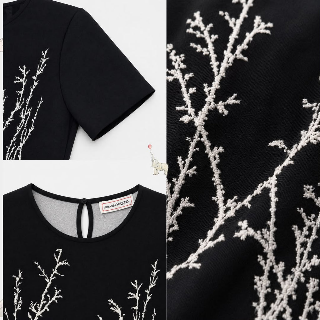 Alexander Mcqueen Black  Dress M