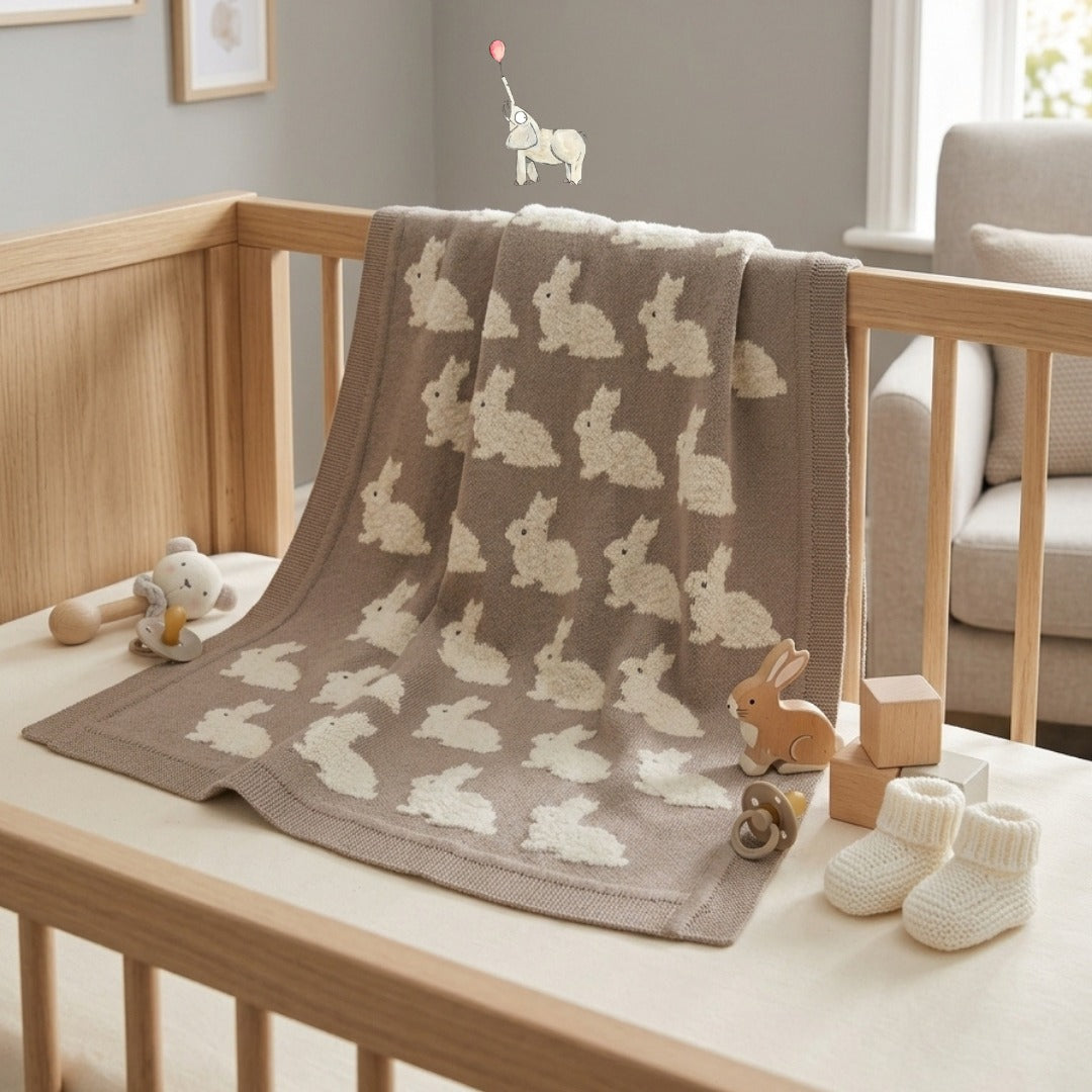 Kekeyo Premium Rabbit Knitted Blanket