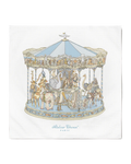 Atelier Choux Carré Swaddle - Carousel Blue  100x100cm | Babybrandedshop